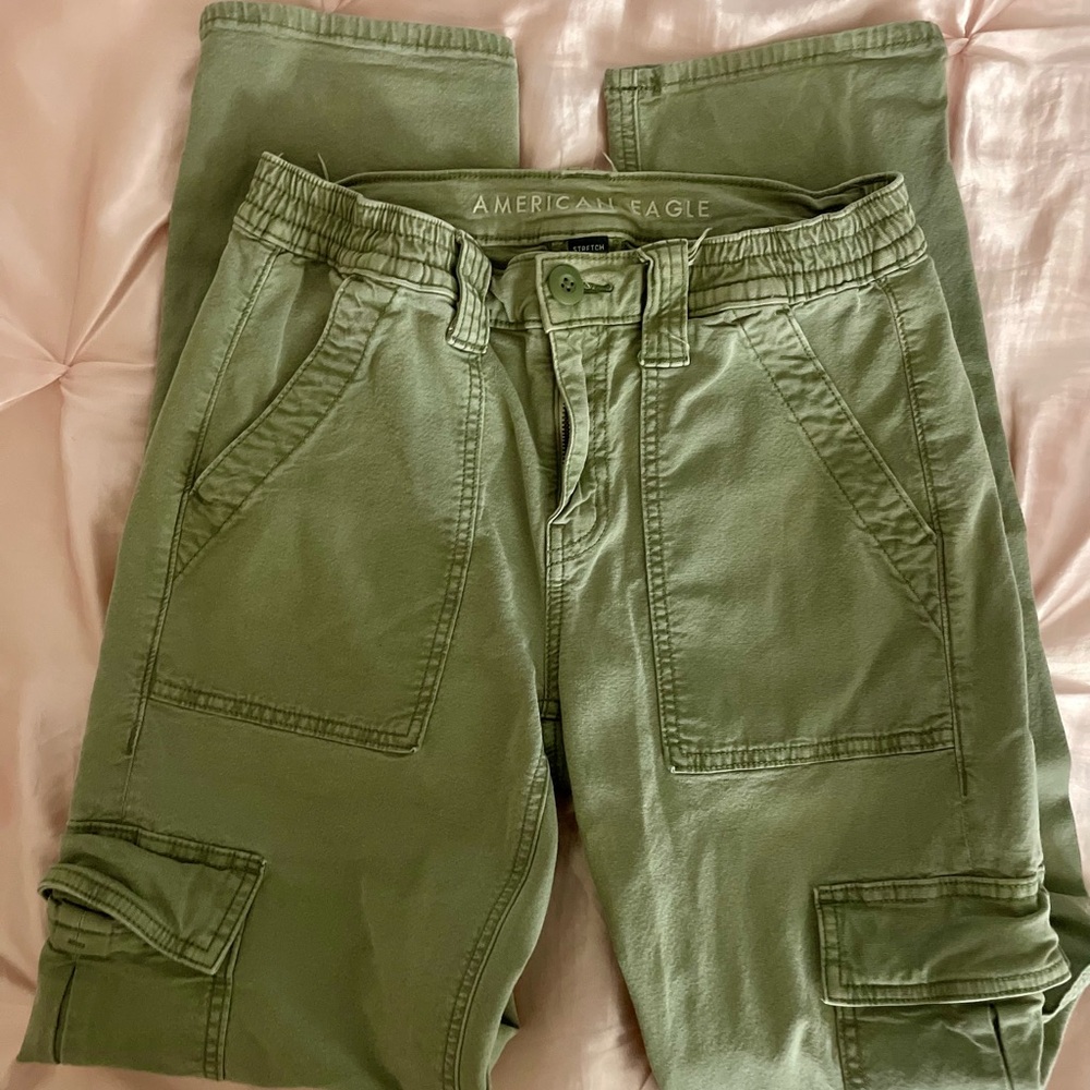 American Eagle Outfitters Sage Green Corduroy Pants